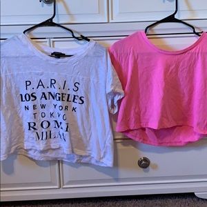 Half tops... 10 for both